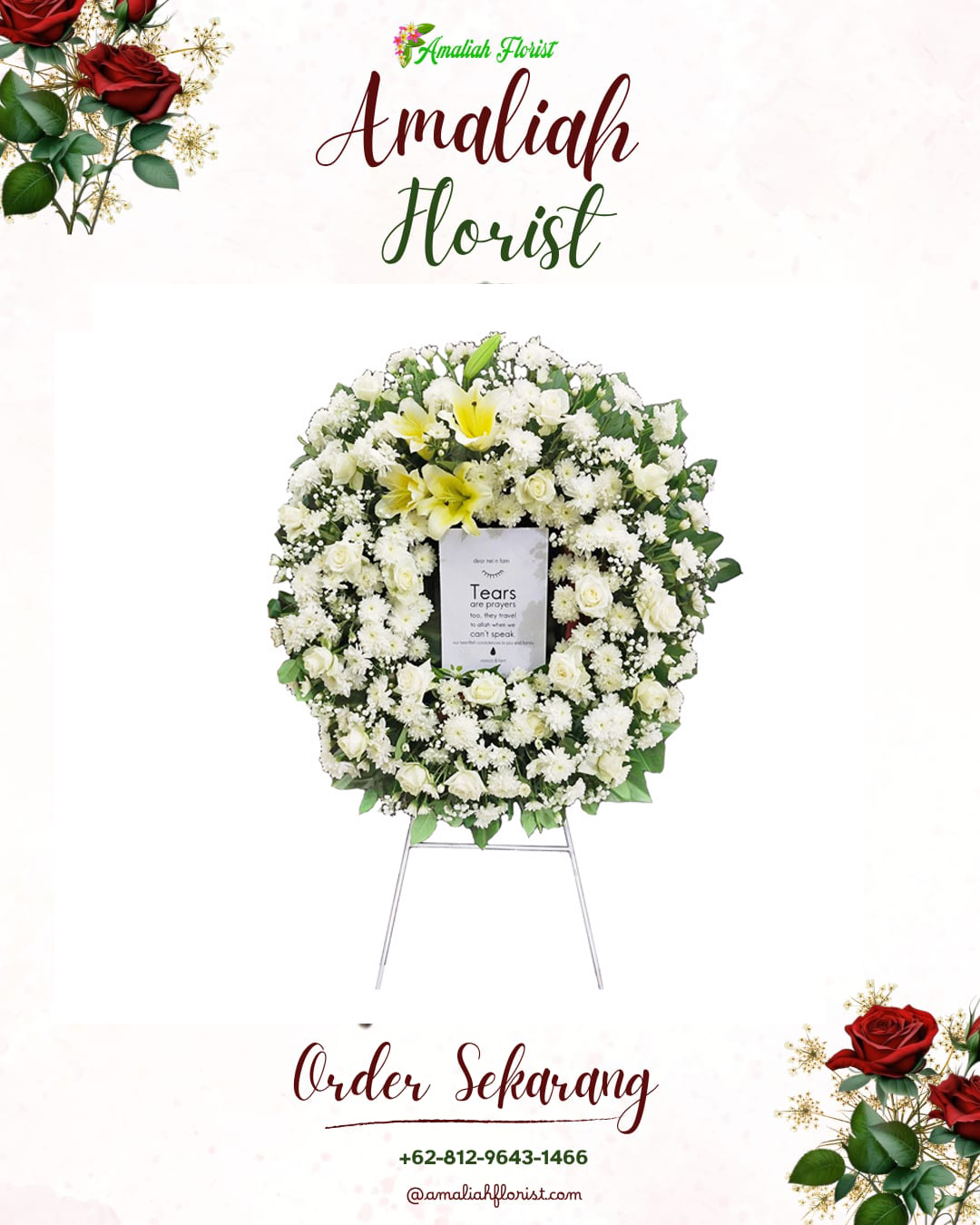 Krans Bunga Duka Tanjung Balai Selatan